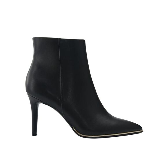 MARC FISHER Womens Black Padded Dalla Pointed Toe Stiletto Zip-Up Booties 10 M - Picture 3 of 4